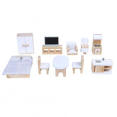 Cangaroo Sarah Doll House(11 Furniture + 4pcs Soft Accessories) - Mari Kali Stores Cyprus